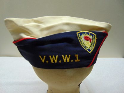 H103	 size 7 1/8 Veterans of WW1 Gabardine vintage cap unused peaked vintage cap 	$30 - Image 5