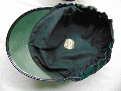 H108	 Vintage Cap size (est.7 1/4) front to back 7 1/2in. side to side 7in. "Fits all  sizes"	$150 	NOS English 1960's Moped MOD helmet - Image 3
