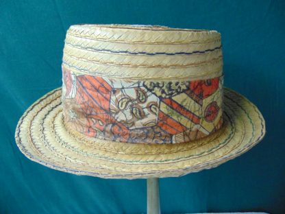 H28	 Vintage Hat size (est. 7) front to back 7 1/2in. side to side 6 1/2in. Brim 2in. Crown 4 1/2in.	$20 Hold