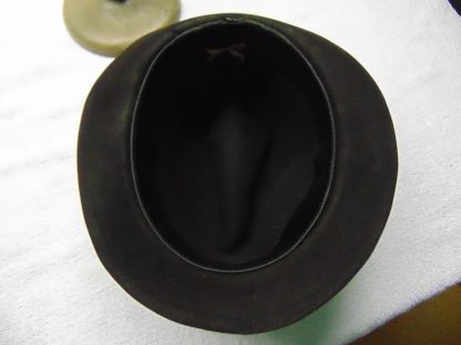 H34	 Vintage Hat size (est.7 3/8) front to back 8 1/2in. side to side 6 3/8in. Brim 1 3/4in. Crown 3 1/2in.	$30 	missing inside mat thing - Image 3