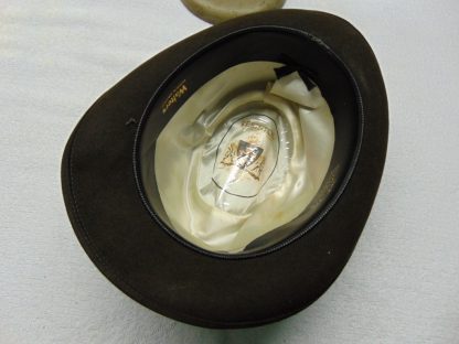 H42	 Vintage Hat size (est.7 1/4) front to back 8in. side to side 6 1/2in. Brim 2in. Crown 4in.	$70 - Image 3