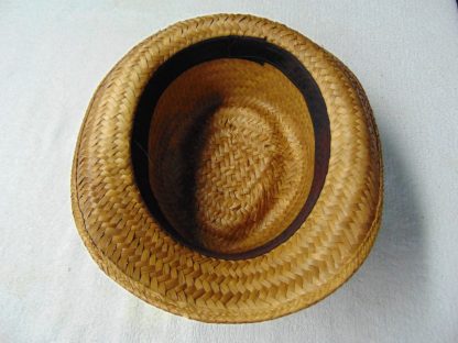 H48	 Vintage Hat size (est.7 1/2) front to back8 3/8 in. side to side 6 5/8in. Brim 2 1/4in. Crown 4in.	$60 - Image 3