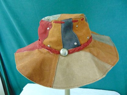 H69	 Vintage Hat size (est.7 5/8) front to back 8 1/2in. side to side 7in. Brim 3in. Crown 3in.	$70