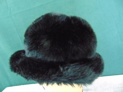 wh11	 Vintage Womans Hat  size (est.7) front to back  7 1/2in. side to side  6 1/2in. Brim  1in. Crown 5in.	$15 - Image 2