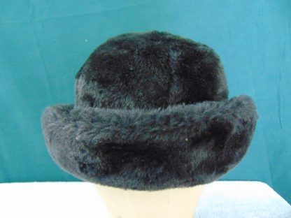 wh27	 Vintage Womans Hat  size (est.7 3/8) front to back  8in. side to side  6 3/4in. Brim  in. Crown 3 1/2in.	$20