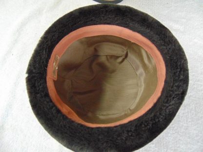 wh27	 Vintage Womans Hat  size (est.7 3/8) front to back  8in. side to side  6 3/4in. Brim  in. Crown 3 1/2in.	$20 - Image 3