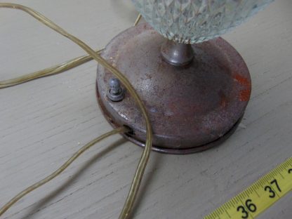 k160		Vintage Cut Glass Desk Lamp 	$30 - Image 2