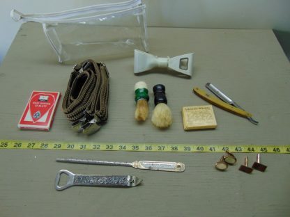 k161		Vintage German Male Travel Set with Puma Special Solingen straight razor 88 5/8	$120