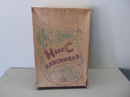 k167		Vintage H Bar C Gabardine Western Shirt Display Box	$20