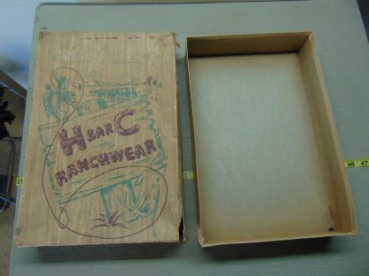 k167		Vintage H Bar C Gabardine Western Shirt Display Box	$20 - Image 3