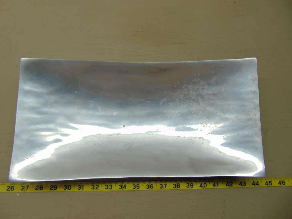 k192 Vintage Aluminum with Chrome overlay??? Fruit Bowl $20 - Image 2