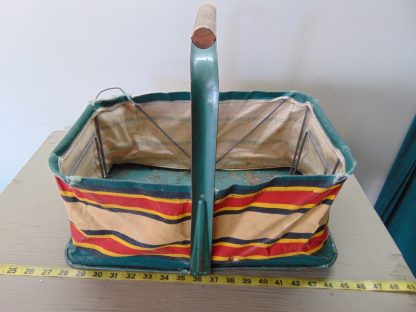 k200		Vintage Fold a way Basket Co. Shopping Basket 	$25