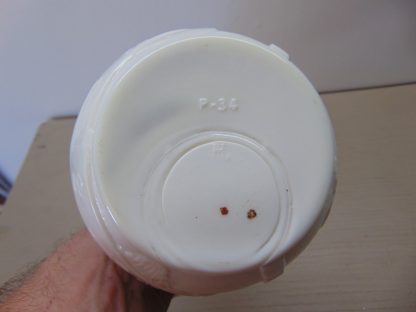 k46		Vintage Cider Vinegar Bottle Milk Glass "1939 Worlds Fair" with Cap	$20 - Image 4