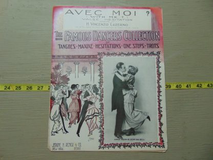 pa188		Vintage Sheet Music Art Nouveau	$8