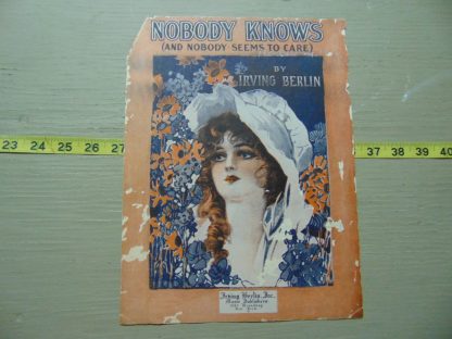 pa190		Vintage Sheet Music Art Nouveau cool art	$8