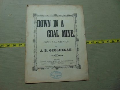 pa206		Vintage Sheet Music Art Nouveau	$8