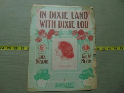 pa207		Vintage Sheet Music Art Nouveau	$8
