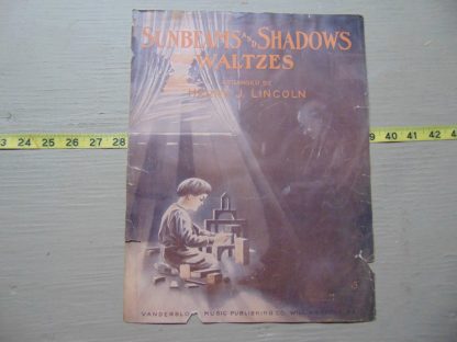 pa241		Vintage Sheet Music Art Nouveau	$8
