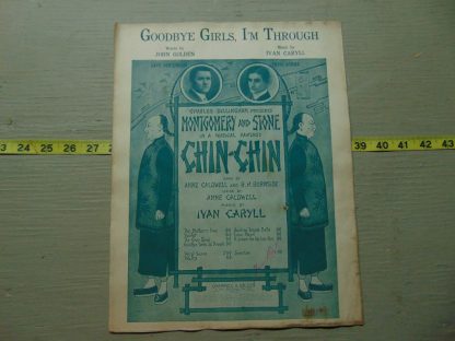 pa246		Vintage Sheet Music Art Nouveau	$8
