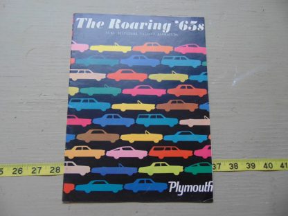 pa86		Vintage 1965 Crysler Plymouth Car Brochere	 $8