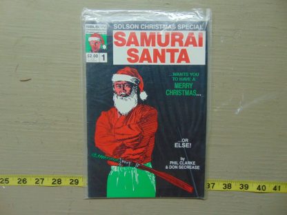 pa93		Vintage Samurai Santa no 1 Comic book	$50