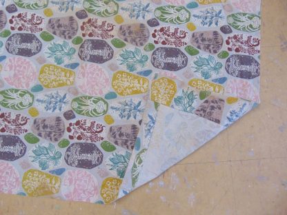 qc18	 1930's-1950's	Vintage Barkcloth Curtains	$70 - Image 5