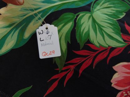 qc29	  1930's-1950's	Vintage  Black cotton material	$80 - Image 4