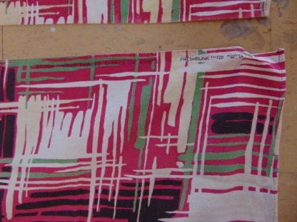 qc30	  1930's-1950's	Vintage  4 PIECES material like barkcloth	$30 - Image 2