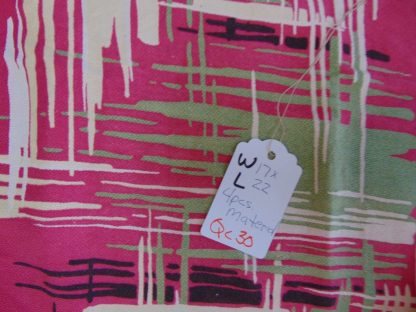 qc30	  1930's-1950's	Vintage  4 PIECES material like barkcloth	$30 - Image 3