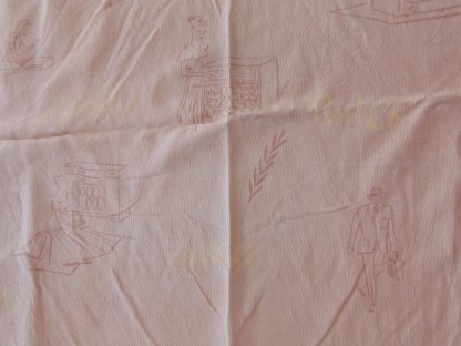 qc52	  1930's-1950's	Vintage  PHILCO Adverting material silky but thick maybe rayon	 blend $80 - Image 2