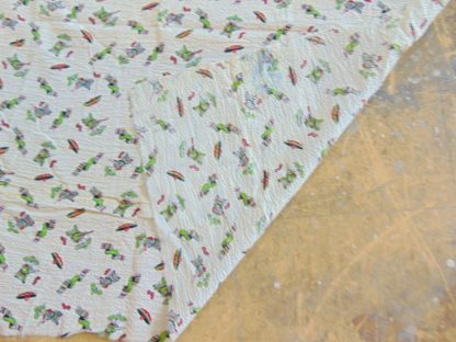qc54	1950's	Vintage Mexican design Seersucker cotton material	$70 - Image 2