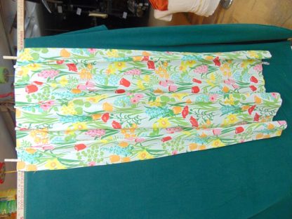 qc60	  1970's	Vintage 2 PIECES Floral cotton curtains	$30