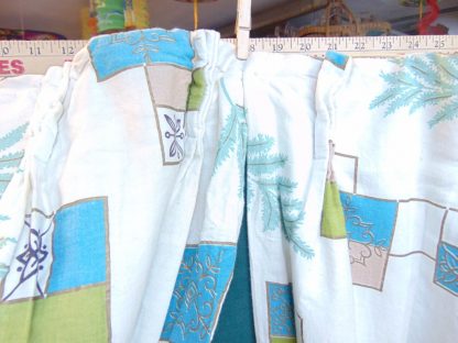 qc63	  1950-60's	Vintage 2 PIECES cotton curtains/material	$30 - Image 4