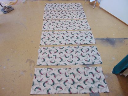 qc7	1930's-1950's	Vintage 6 PIECES of Barkcloth 	$40