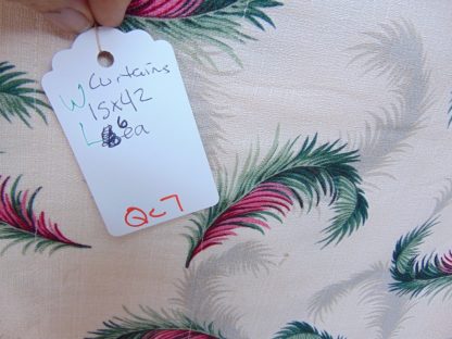 qc7	1930's-1950's	Vintage 6 PIECES of Barkcloth 	$40 - Image 3