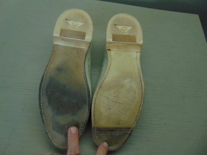 s35	1950-60's?	Vintage Valcort White Bowling Shoes inside measurement 10 7/8in.	$70 - Image 3