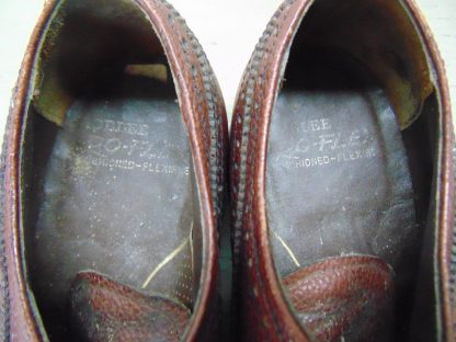 s46	1950-60's	Vintage Roblee Ro Flex Brown Dress Shoes inside measurement 11 1/8in. (10D)	$80 - Image 5