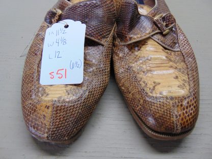s51		VintageGiorgio Brutini Genuine Snakeskin Shoes inside measurement in. (11.5M)	$120 - Image 3