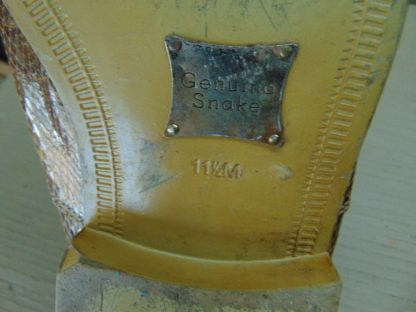 s51		VintageGiorgio Brutini Genuine Snakeskin Shoes inside measurement in. (11.5M)	$120 - Image 2