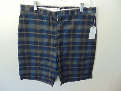 sns18	1950-60's	 NOS Vintage Plaid Shorts perma press blend 	$40 	Waist 36in.  Length 20 1/2in.