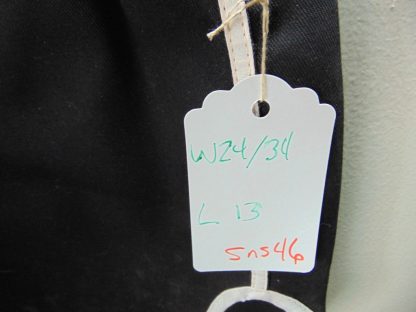 sns46	1960-70's	 Vintage Black Gym Shorts perma press blend	$30 	Waist 24/34in.  Length 13in. - Image 2