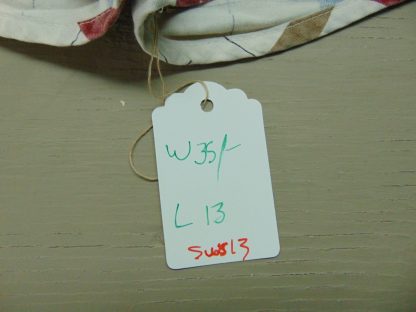 sws14	1960's	Vintage White Plaid Swim Shorts	$25 	Waist 35in.  Length 13in. - Image 3