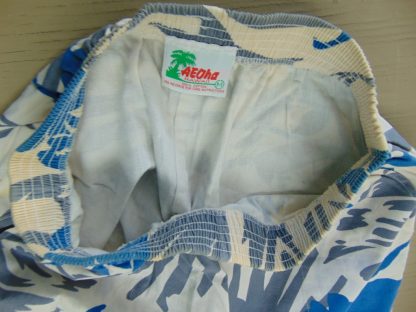 sws24	1970's	Vintage Hawaiian Swim Shorts	$25 	Waist 25/33 in.  Length 14in. - Image 5