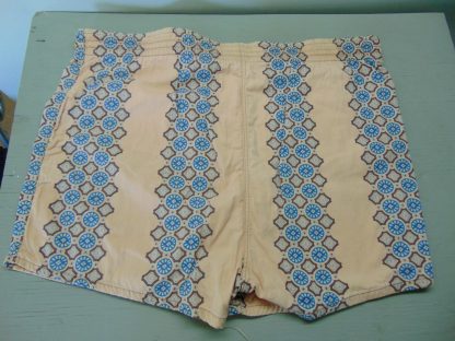 sws48	1940-50's	 Vintage Catalina Swim Cotton Shorts	$80 	(38)Waist 40in.  Length 16 1/2in. - Image 6