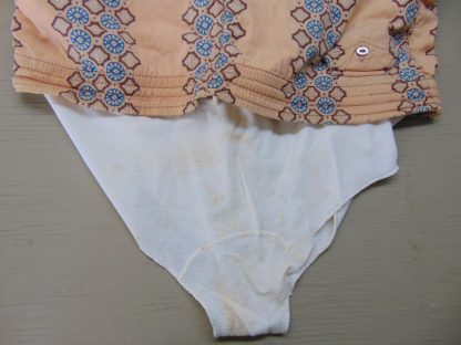 sws48	1940-50's	 Vintage Catalina Swim Cotton Shorts	$80 	(38)Waist 40in.  Length 16 1/2in. - Image 3