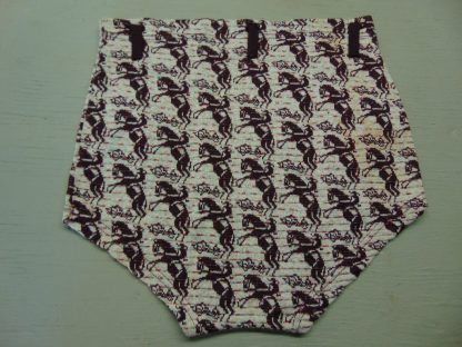 sws68	1920-40's	Vintage  NOS Lastex Swim 50/50 Cotton/RAYON Shorts	$100 	Waist 30/34in.  Length 14in. - Image 4