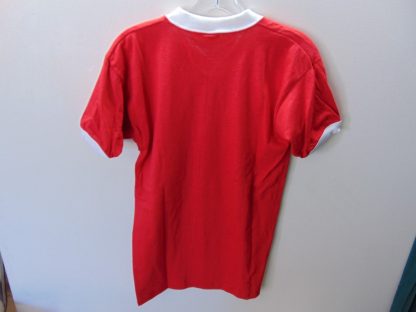 t37	1970's	(38-40) Red Jersey Tee Vintage Shirt  cotton	$15 - Image 2