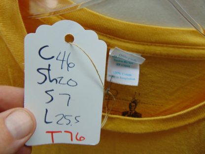 t76		Vintage Doin my best by Thomas Chosson Tee Shirt L cotton 	$35 - Image 2