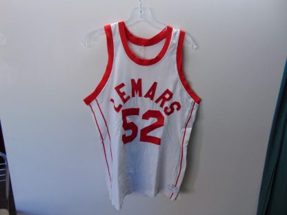 t7	1960's	Sandknit (rough feel) size 42 Basketball Jersey	$35