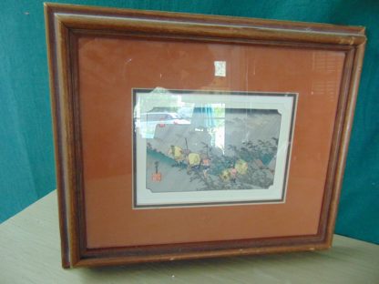 wa72		From Original Block Print Japanese Ukiyo-e Postcard Art framed	$30